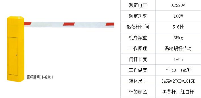 900元/套 单杆道闸